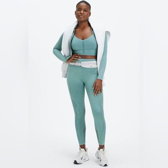 Fabletics Arctic Wave Sync High-Waist Perforated Legging Size S C34 - Picture 6 of 10